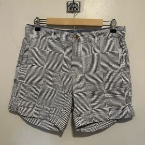 L.L. Bean Blue and White Favorite Fit Shorts